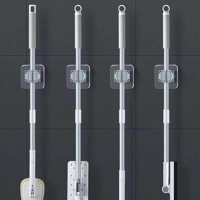 Household broom mop holder adhesive hook家用扫把拖把架黏钩
