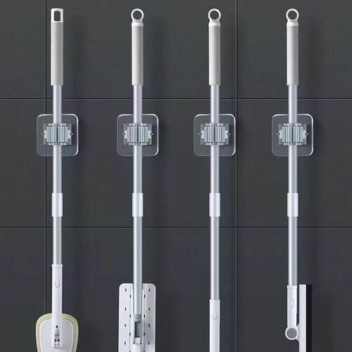 Household broom mop holder adhesive hook家用扫把拖把架黏钩