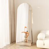 轻全身地镜家用穿衣镜高清成子像拱形011试落衣镜奢镜全身镜