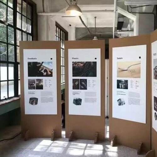 楞纸板展示架店铺陈列瓦纸板展保示柜环柜657商场道具蜂窝环材保