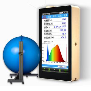 OHSP350M光通量测试仪流明测试仪色温仪频闪测试仪照度计积分球