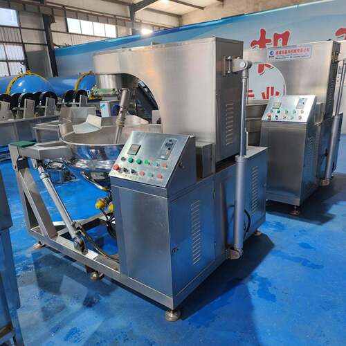 剁椒辣椒酱料炒锅商用全自动燃气炒菜机志强电加热多爪炒锅价格