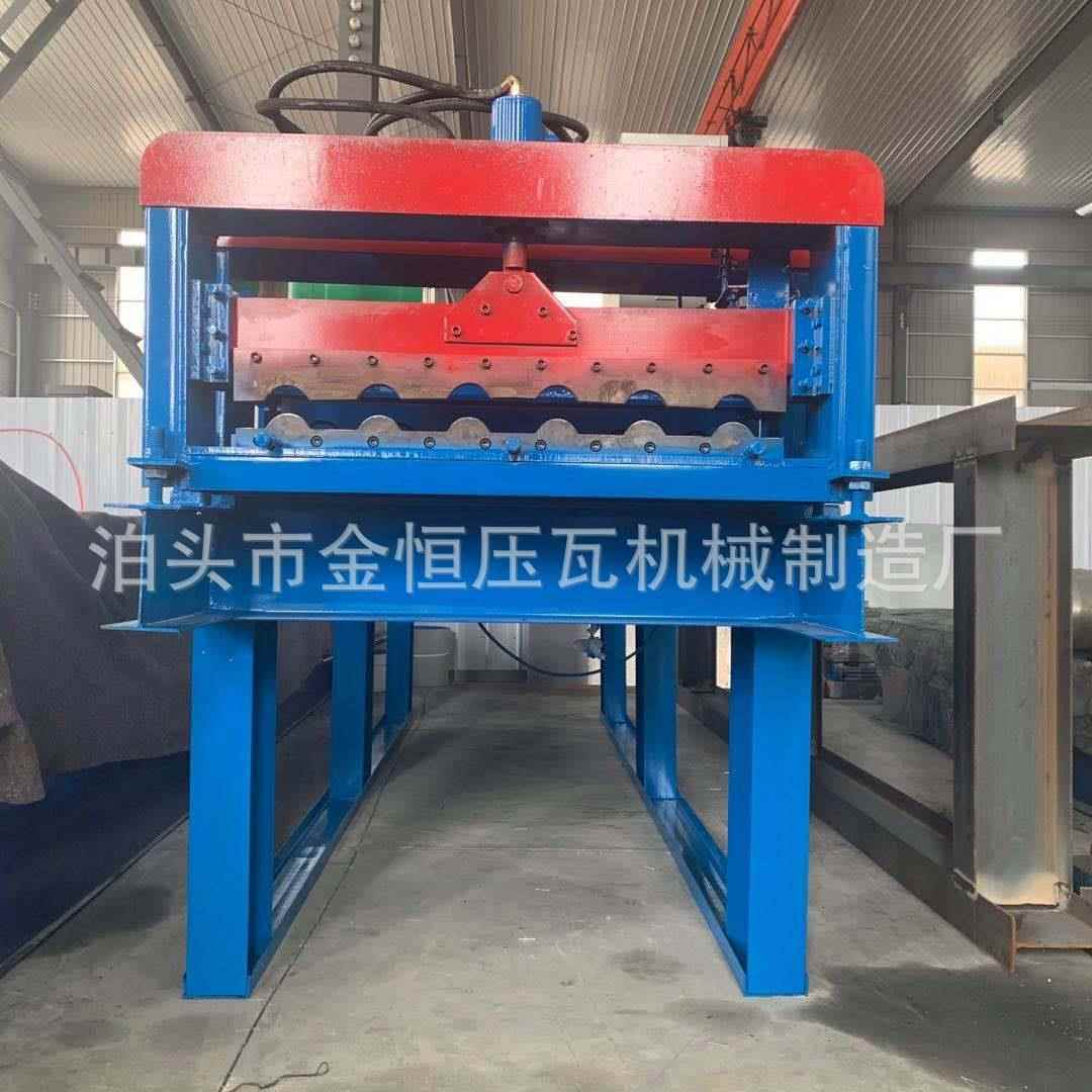 金恒840900双层压瓦机 全自动门市加高彩钢瓦机器 一机两用压瓦厂