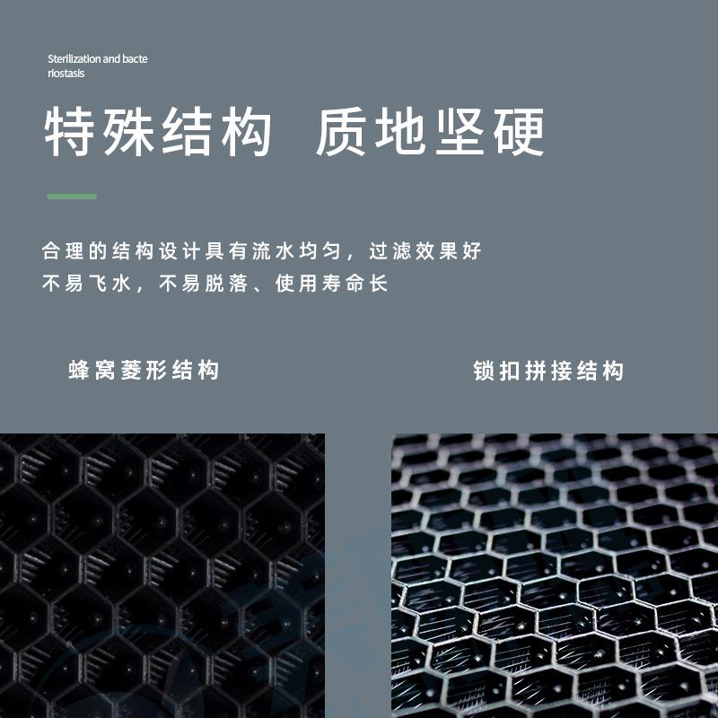 厂房车间除尘耐脏塑料湿帘水帘吸尘过滤PP材料湿帘纸降温水帘墙