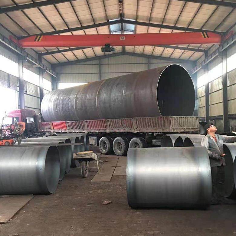 厂家现货大口径厚壁焊接卷管 厚壁焊管 可加 工定 制钢管螺旋管材