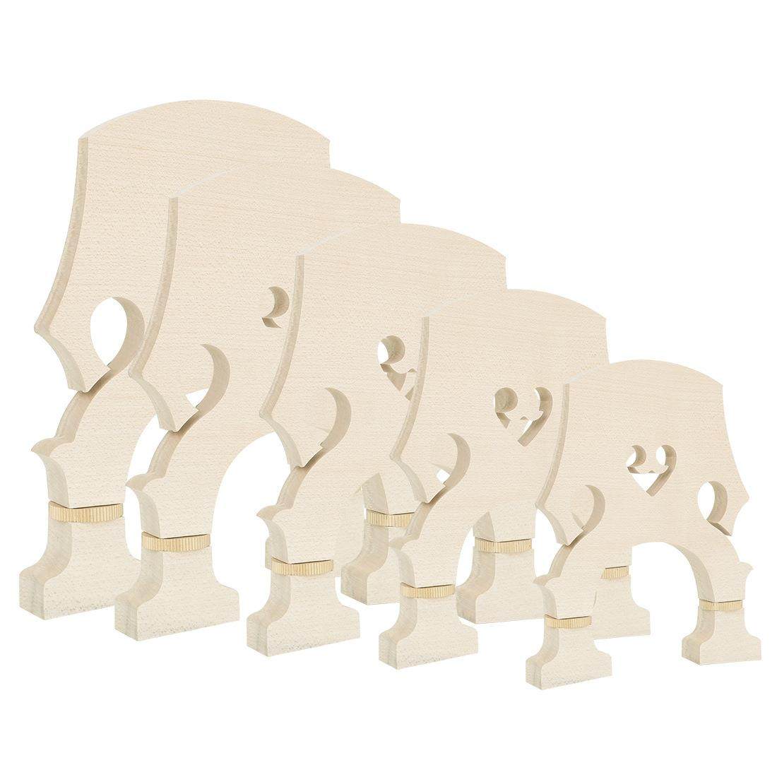 厂家直销低音提琴琴码枫木大提琴贝司琴码琴桥马桥可调节琴脚铜丝