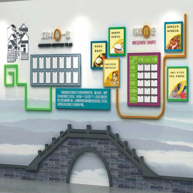 企业文化 立体墙工程墙定制走廊楼梯墙雕刻背景公司标牌文化文化
