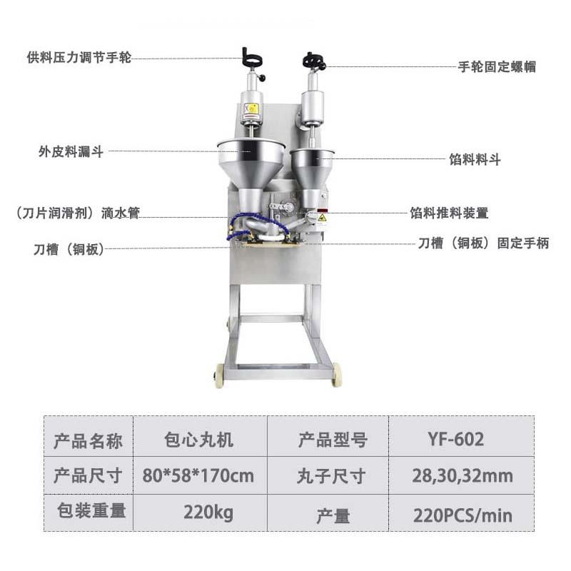优选包心肉丸机成型机全自动商用丸子机食品贡丸鱼丸机械厂家