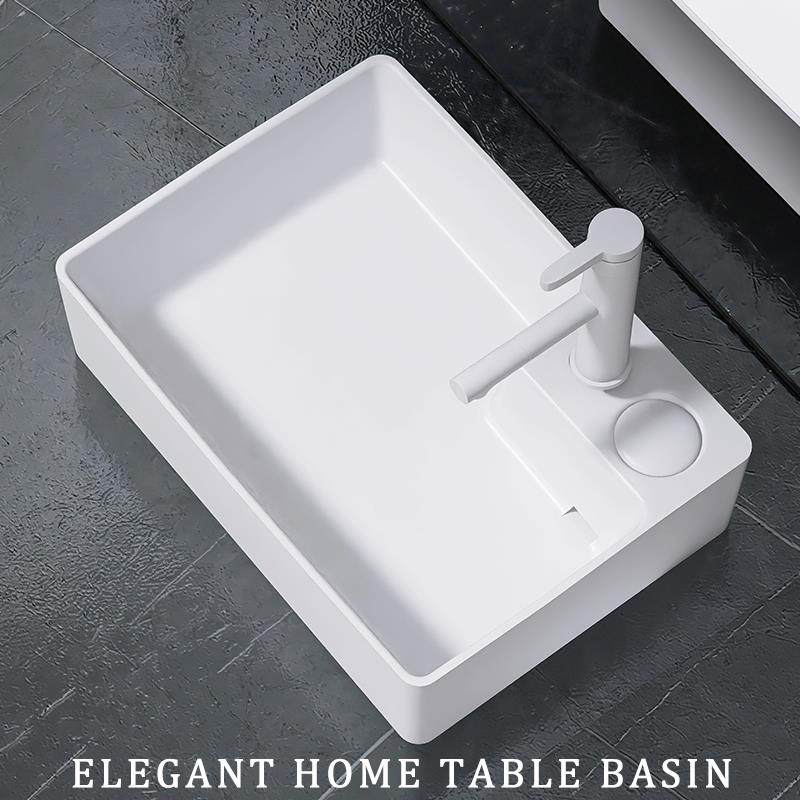 台控下水台上盆家用洗脸盆阳台陶瓷洗手盆隐藏下水洗衣机侧排,家装主材,台上盆,淘宝优惠券,粉丝福利购,淘宝优惠卷