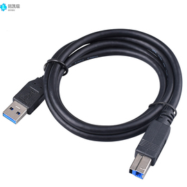 双供电双USB3.0高速打印线度信线 带螺丝孔 可固定打印 3.0数据线