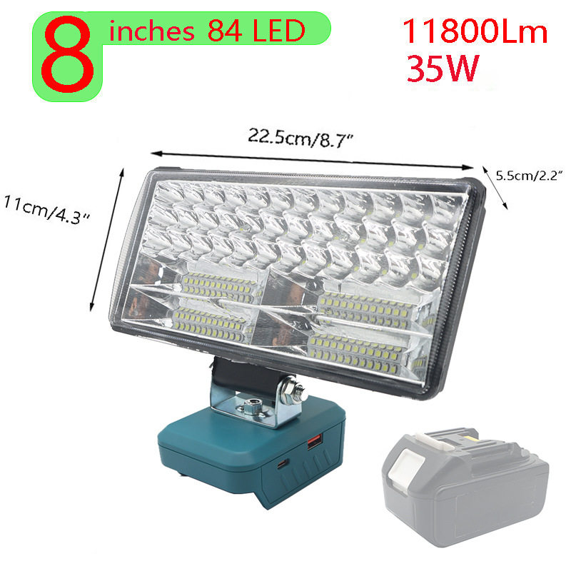 makitatypecLED工作工程应急灯