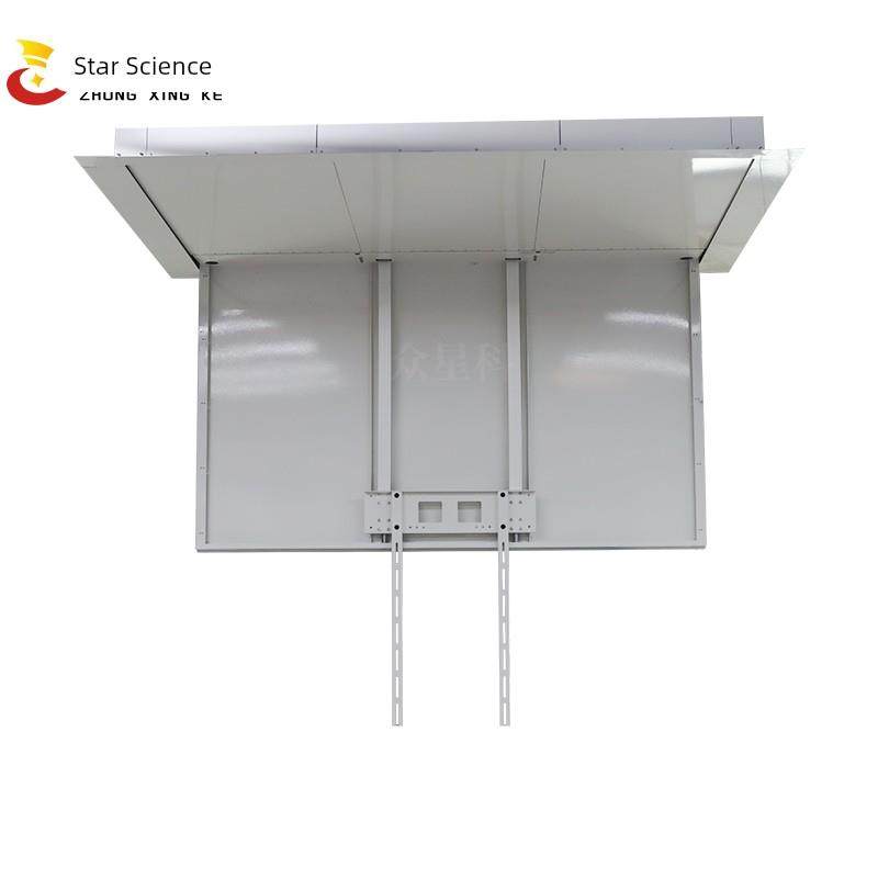 众星科电视机天花隐形吊架 65~85寸上下翻转伸缩电动升降吸顶支架