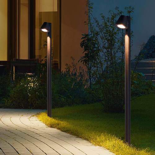 太阳能户外庭院灯接电可旋转草坪灯室外落地露台灯院子花园景观灯