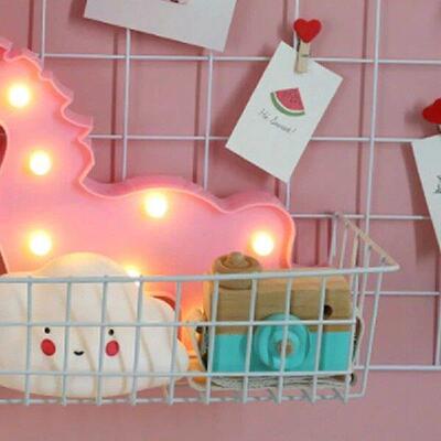 Grid Photo Wall Accessories Hanging Basket Wrought Iron