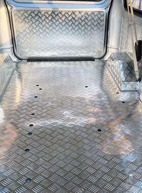 长安睿行m60m70m80m90不锈钢地板铝合金底板地板贴地垫定制拉货改