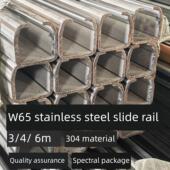 304不锈钢W80 滑车工业推拉门移门吊轮 W65重型吊轨滑轨全套
