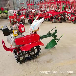 柴油小红牛链轨微耕机小型耕地翻土开沟除草施肥农用耕地犁扣瓣