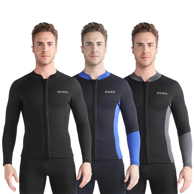 1.5mm潜水服分体冲浪衣男长袖上衣保暖泳衣暴汗服瑜伽服潜水母衣
