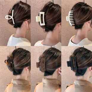 Color Claw Crab Sale Hair Barrette Solid Large 发夹Hot Clip