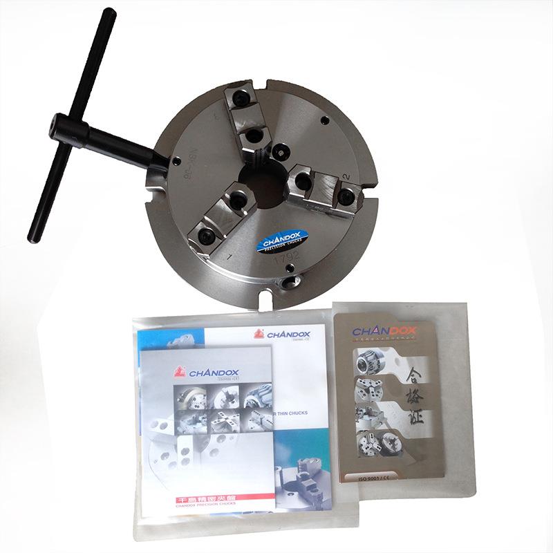 湾高精度台三爪加心中四轴卡盘 NBK-工06NBK-06车床卡盘