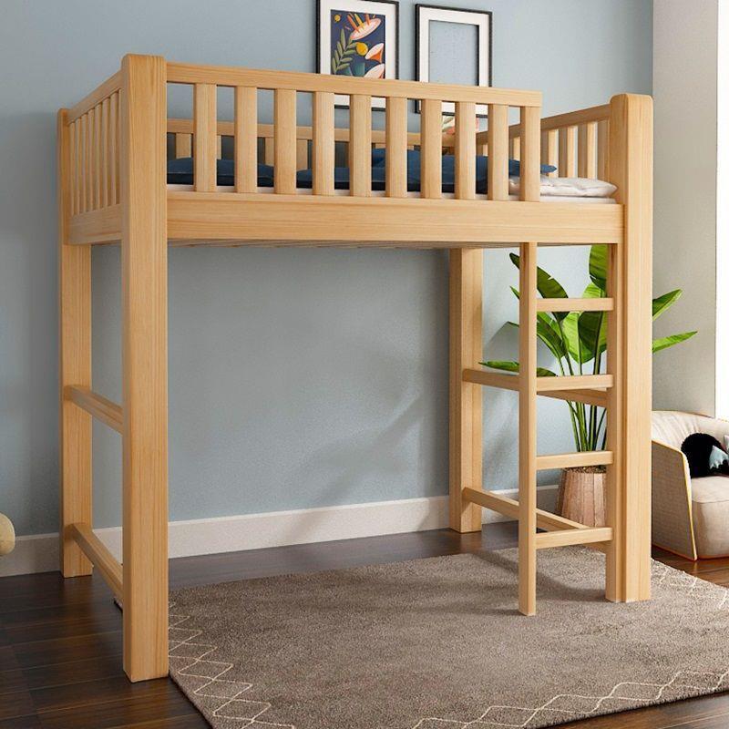 上床下桌柜双层床实木高架床成人多功能上下组合高低床带书桌一体