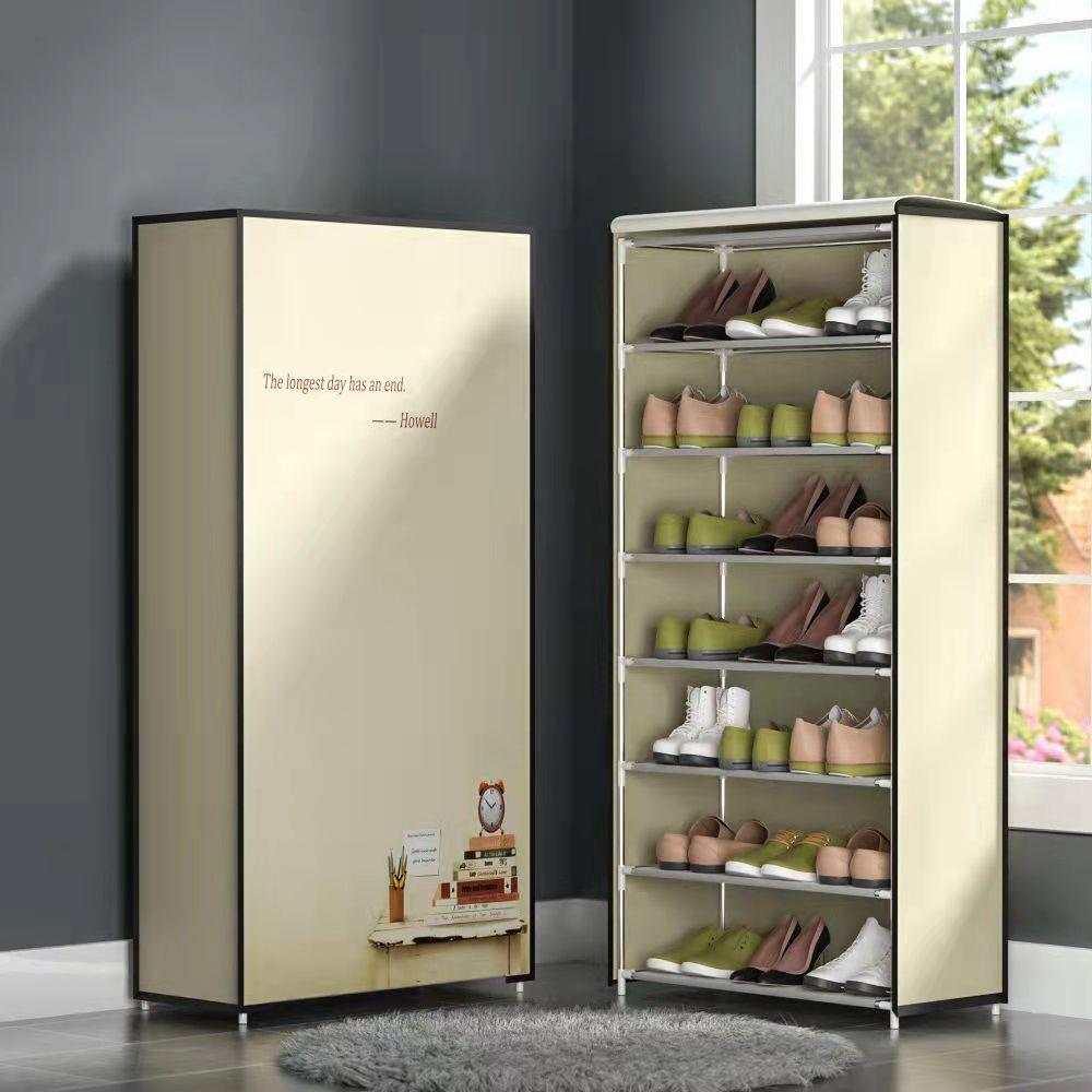 工厂简易鞋柜多层防尘家用学生宿舍收纳经济型出租房门口鞋柜鞋架