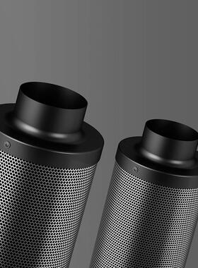 厂家供应活性物碳空气滤器水培帐4in.-12i筒篷植式活性炭空气过滤