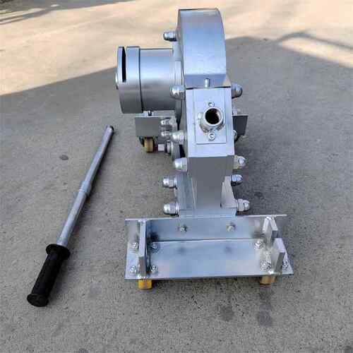 SCBC-6K机械式钢丝绳输送带切割机手动型厚度25mm皮带剪切机电动