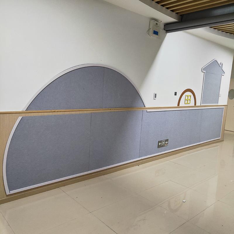 幼儿园毛毡造型墙定制毛毡板免费切割设计幼儿园作品展示环创墙