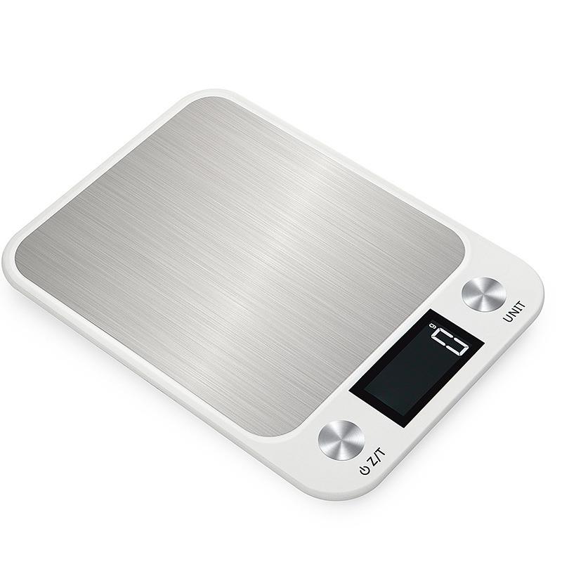 衡赛特充电厨房电子秤 不锈钢电子称家用烘焙称 5/10kg充电厨房秤