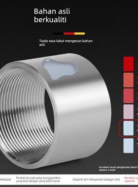 304/316L不锈钢管内丝直通直接接头内牙圆管内螺纹水管4分6分1寸
