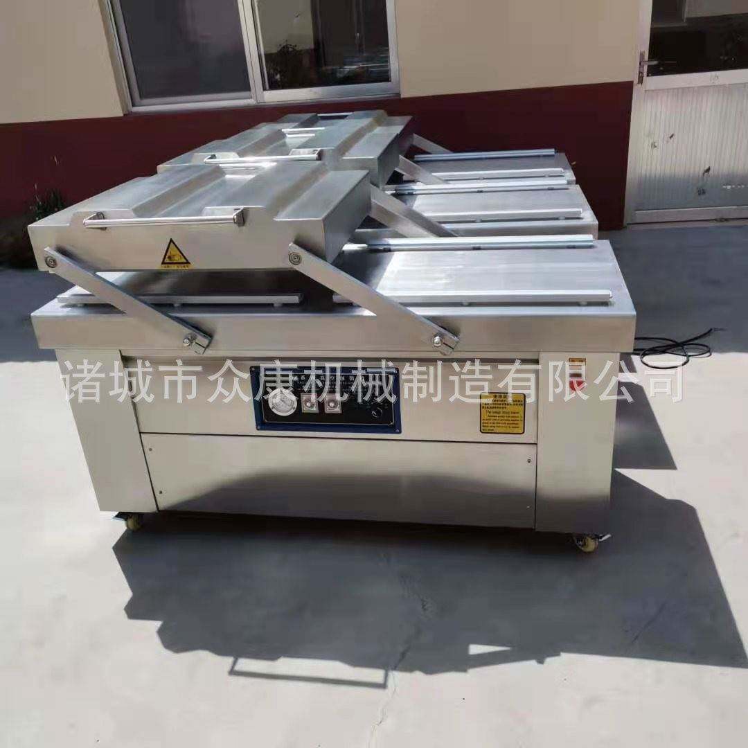 双室真空包装机自动掀盖包装机腊肠真空包装机烧肉烧鸡抽空包装