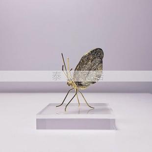 现代简约风格书房桌面样板间陈设组合搭配客厅茶几装饰品摆件套装