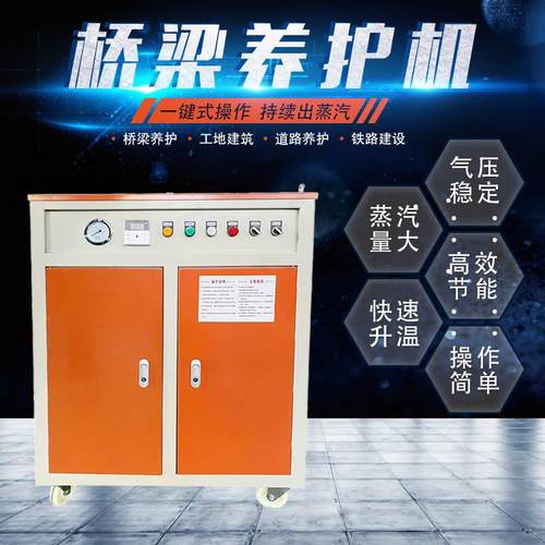 冬季工程全自动养护蒸养机桥梁蒸汽养护6kw48kw电加热蒸汽发生器