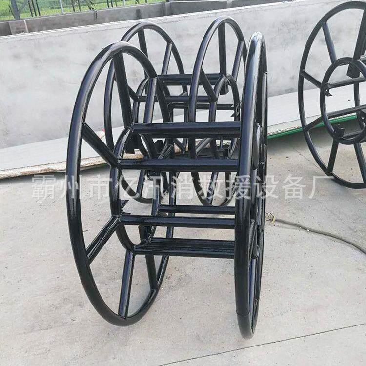 电缆放线收线盘车钢丝绳线盘架张力机放线架便携式张力放线盘