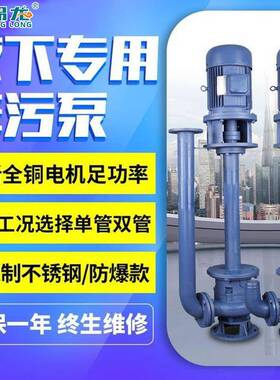 液下污水泵YW型无堵塞耐磨长轴污水泵立式长杆液下排污泵