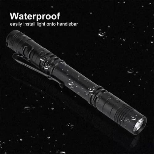 Mini Portable LED Flashlight Torch Flash Light Battery Hunti