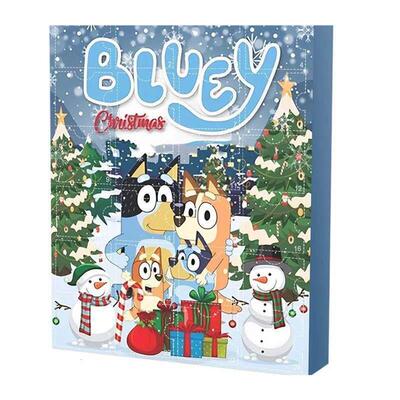 Bluey 24Pcs Set Figure Christmas Gift Advent Calendar Myster
