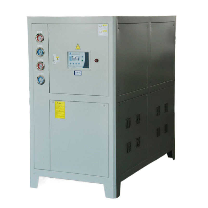 现货小型10P水冷式冷水机 铝氧化制冷工业冷冻机组螺杆式循环冷却