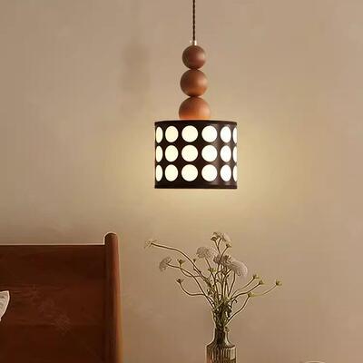 复古中古床头小吊灯法式南洋风日式设计师民宿卧室衣帽间吊线灯