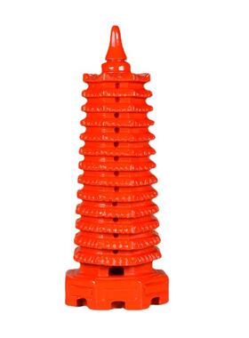 朱砂紫金砂文昌塔九层宝塔摆件红砂十三层塔工艺品中式复古装饰