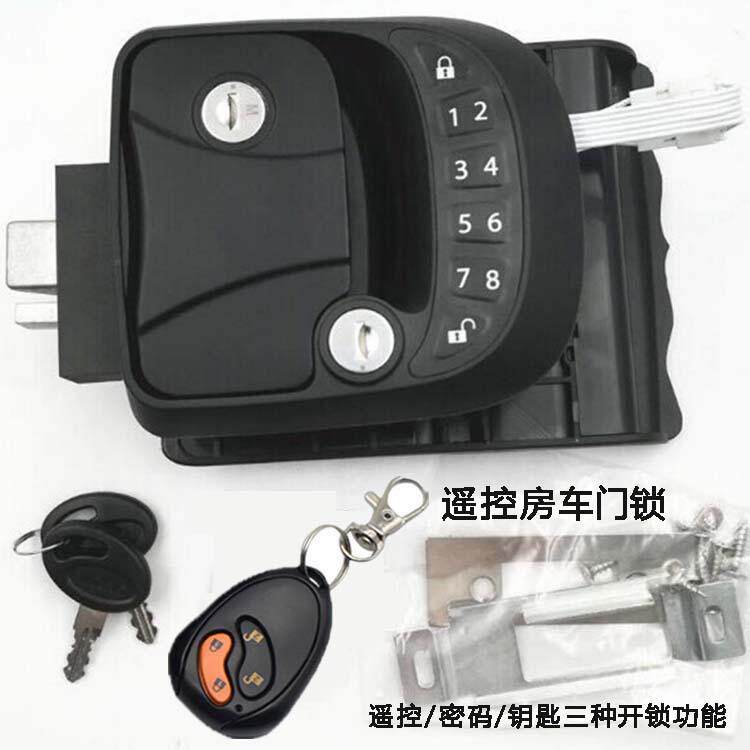 房车锁智能遥控机械密码锁汽车营地游艇轮船按键电子门锁房车配件