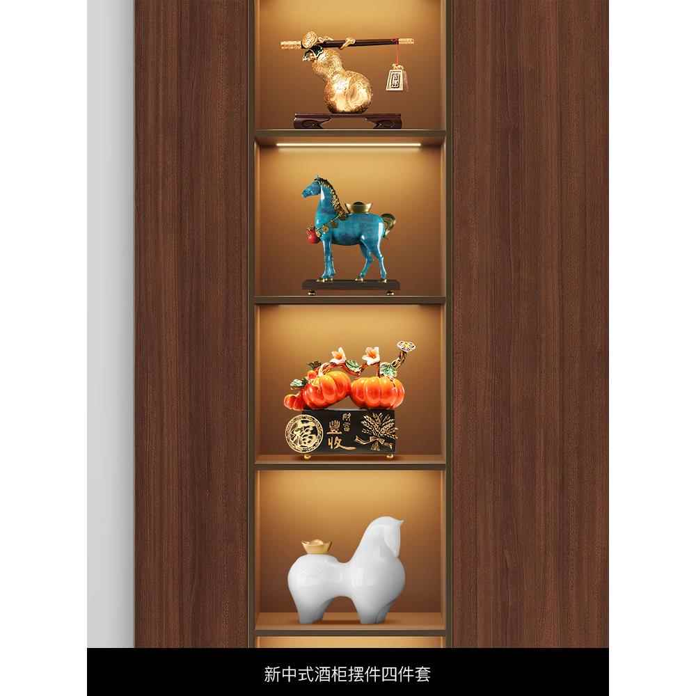 正品新公中式称心如意葫芦摆件玄关入户意高档室小众乔办迁新禅居