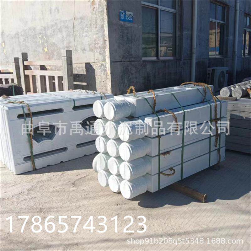 景区仿石护栏现货,仿古木纹水泥护栏,新农村建设仿木栏杆