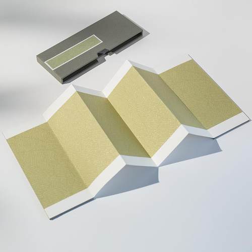 正品1书6款本颜色复古小折页 册页宣纸空白 万年红半生熟书法国画