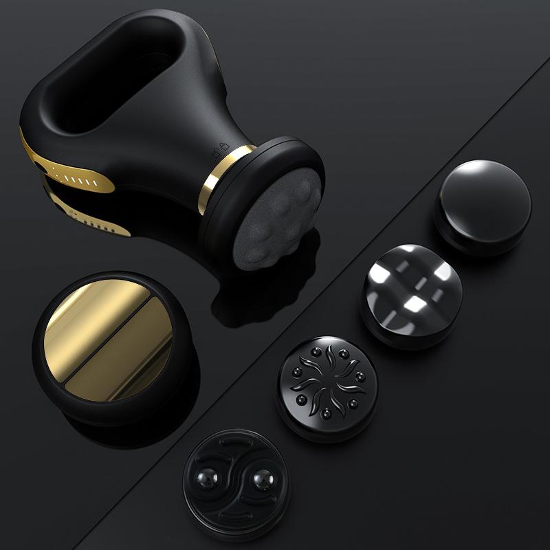 热敷美体按摩仪充电迷你便携推脂机手持式便携电脉冲按摩器新款