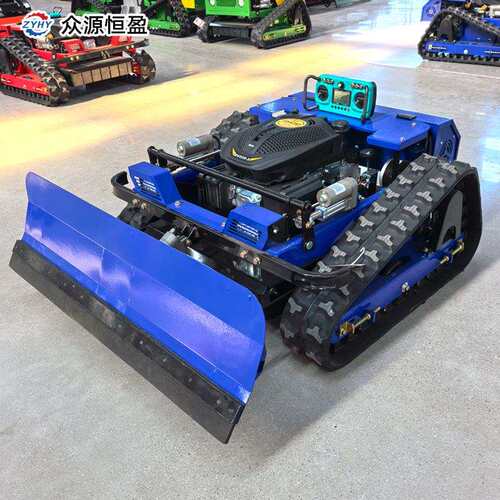 遥控小型割草机山区开荒果园草坪打草机履带式自走大马力碎草机