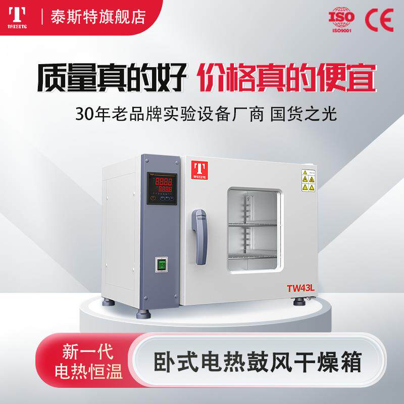 泰斯特干燥箱恒温箱实验烘箱电热恒温鼓风干燥箱工业烤箱TW系列