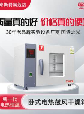 泰斯特干燥箱恒温箱实验烘箱电热恒温鼓风干燥箱工业烤箱TW系列
