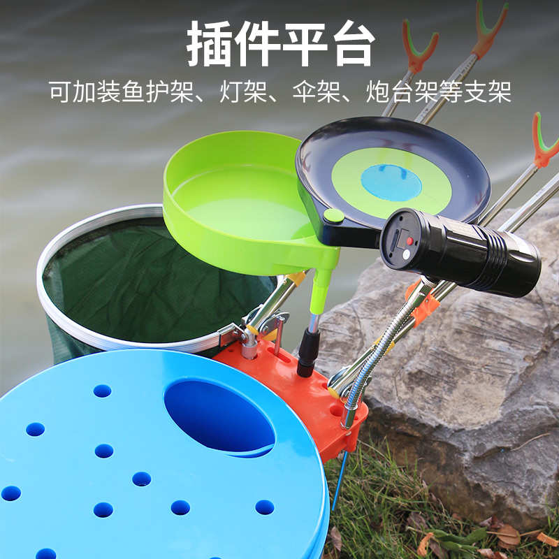 多功能钓鱼桶可坐钓箱钓桶一体加厚鱼护桶筏钓桶装鱼桶装水桶鱼箱